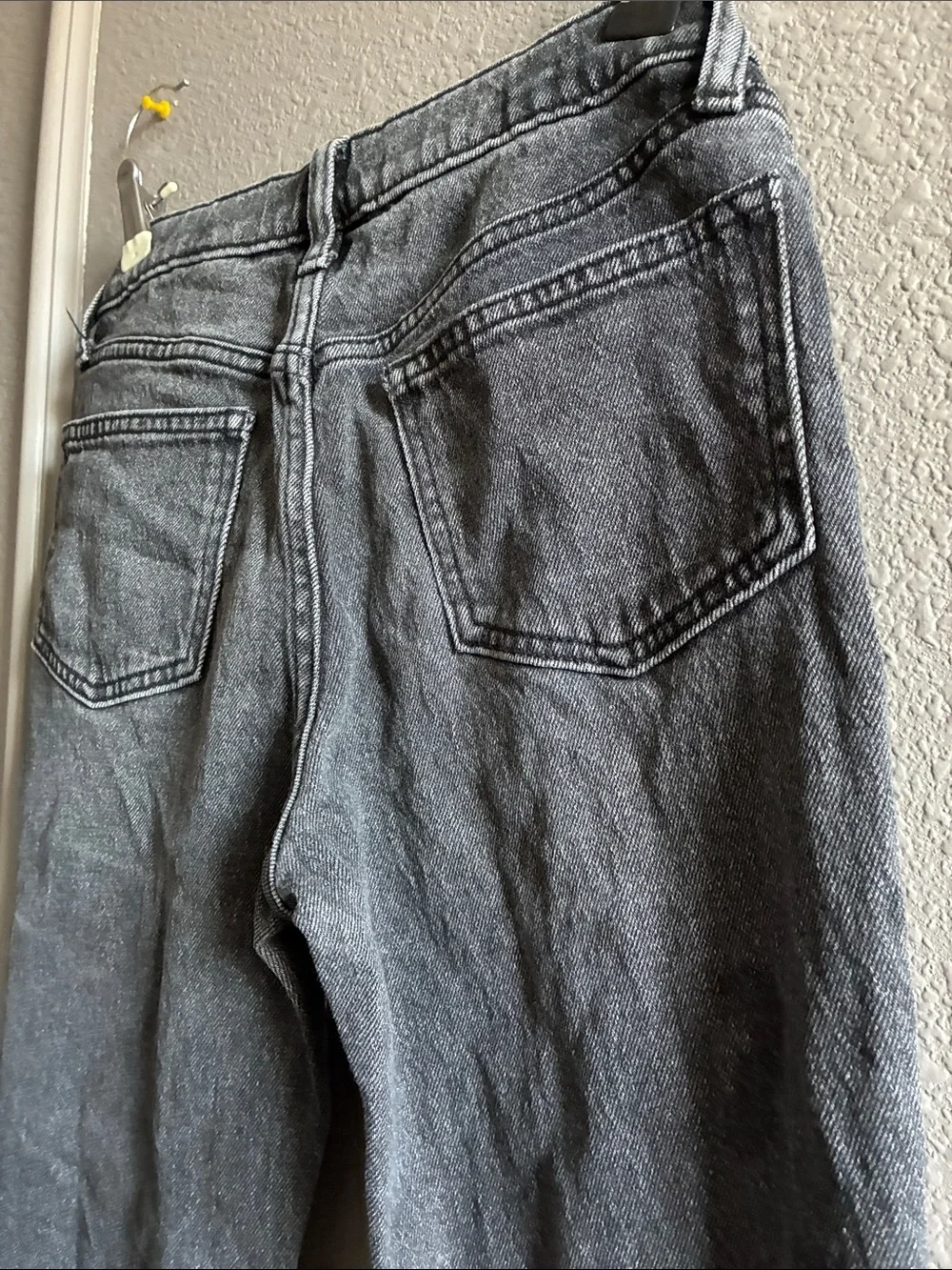 Old Navy Kids Gray Button-Front Flared Jeans